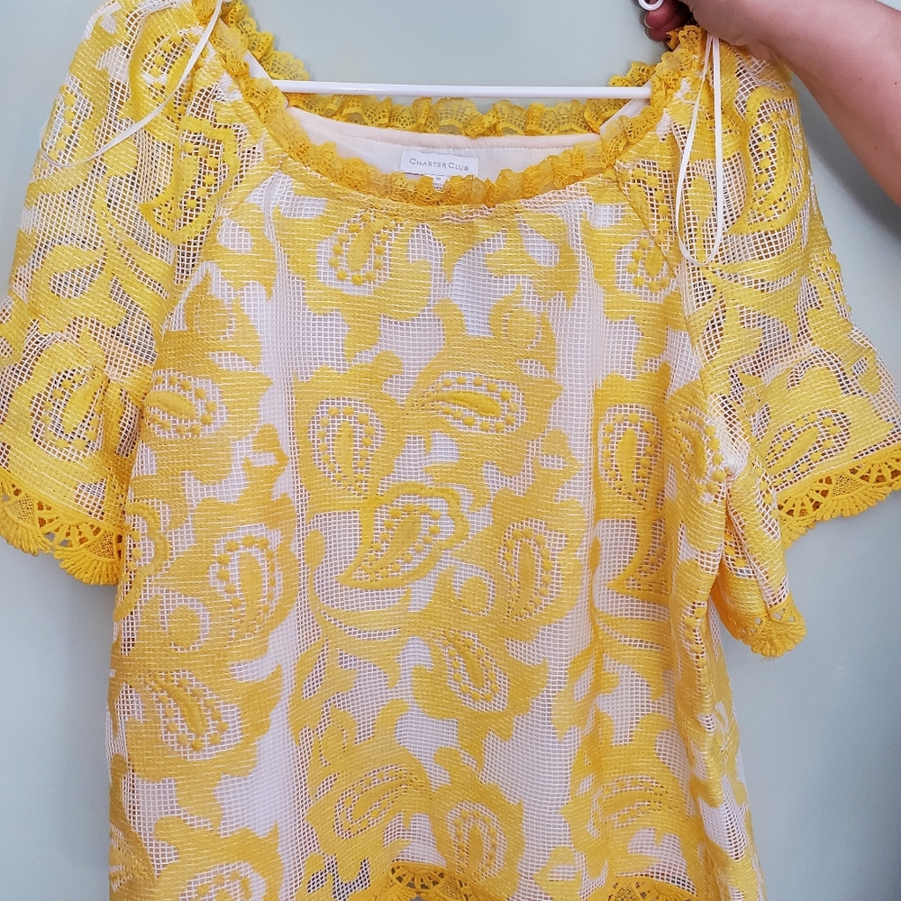 Charter club medium top NWOT